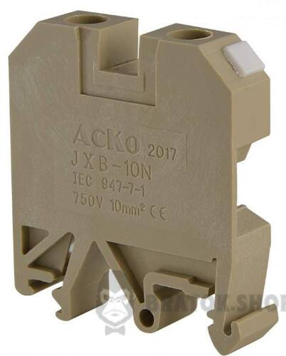 Клемник гвинтовий 57A АСКО-Укрем 10/35 жовтий A0130010017