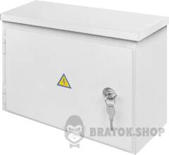 Корпус e.mbox.stand.n.12.z металлический, под 12мод., герметичный IP54, навесной, с замком