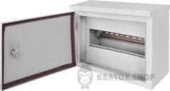 Корпус e.mbox.stand.n.12.z металлический, под 12мод., герметичный IP54, навесной, с замком