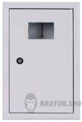 Корпус обліку металевий e.mbox.pro.w.f3.12 IP31 вбудований під 3ф лічильник, 12 модулів