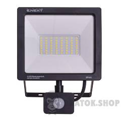 Прожектор світлодіодний з датчиком руху e.LED.flood.stand.sensor.50.6000, 50Вт, 6000К