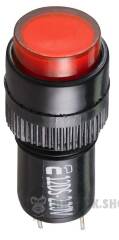 Сигнальна арматура AD22E-12DS червона 220V АC