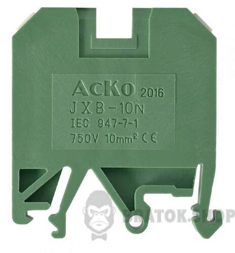 Клемник гвинтовий 57A АСКО-Укрем 10/35 зелений A0130010016