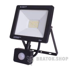Прожектор світлодіодний з датчиком руху e.LED.flood.stand.sensor.30.6000, 30Вт, 6000К