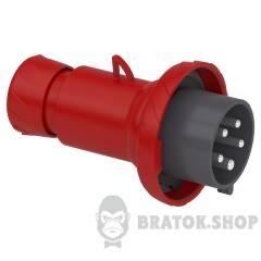 Кабельна вилка PratiKa, пряма, 32 A, 3P + N + E, 380-415 В AC, IP67