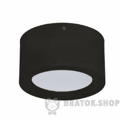 Светильник точечный накладной 10W 4200K цилиндр черный Horoz Electric SANDRA-10 L
