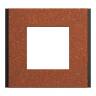 Рамка 1-постова Unica Deco Material, теракотовий NU600271