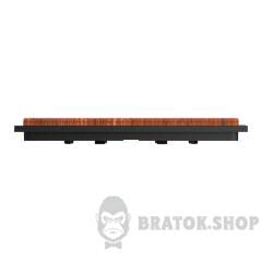 Рамка 1-постова Unica Deco Material, теракотовий