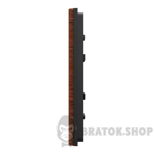 Рамка 1-постова Unica Deco Material, теракотовий NU600271