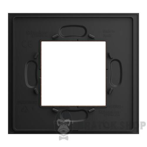 Рамка 1-постова Unica Deco Material, теракотовий NU600271