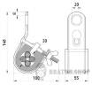 Подвесной зажим ehclamp.pro.50.95, 50-95 кв.мм, с затяжным болтом p029002 в Киеве
