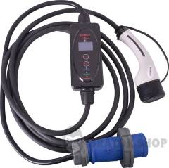 Переносна зарядна станція e.charge.portable.T2-CEE.1L7 230В, 6-32А, роз'єм: СEЕ/Т2, довжина:1м/4м