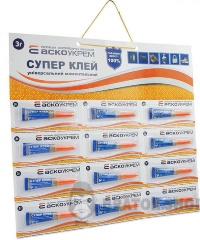 Супер Клей лист 3шт*4шт - 3г