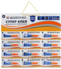 Супер Клей лист 3шт*4шт - 3г