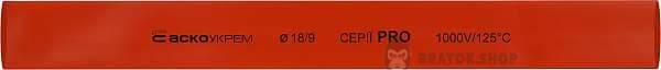 Термоусадочная трубка ⌀ 18,0/9,0 красная PRO АСКО-УКРЕМ A0150040557 в Киеве