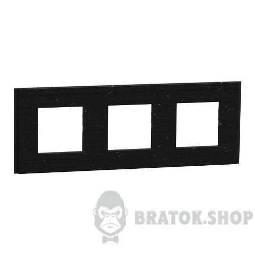 Рамка 3-постова Unica Deco Material, чорний папір NU600674 в Киеве