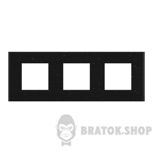 Рамка 3-постова Unica Deco Material, чорний папір NU600674 в Киеве