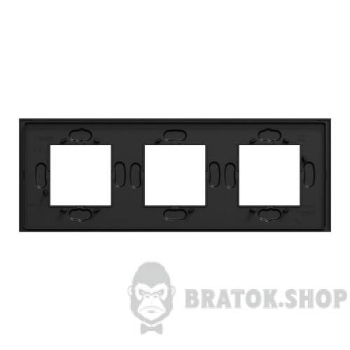 Рамка 3-постова Unica Deco Material, чорний папір NU600674 в Киеве