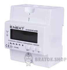Счетчик трехфазный e.control.w08 10(100)А электронный класс 1.0 (некоммерц.) RS485