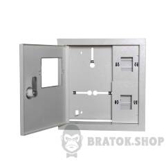 ЯУР-1В-4 эк., 1-ф. лічильник, 4 мод., IP31, що вбудовується, 250*250*135