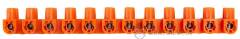 Клемна колодка ділима, 12груп e.tc.stand.12.4.orange, 3 А, помаранчева