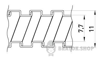 Металорукав e.met.sleeve.stand.sldx.08 оцинкований, сухий (100м) s032017 у Сумах