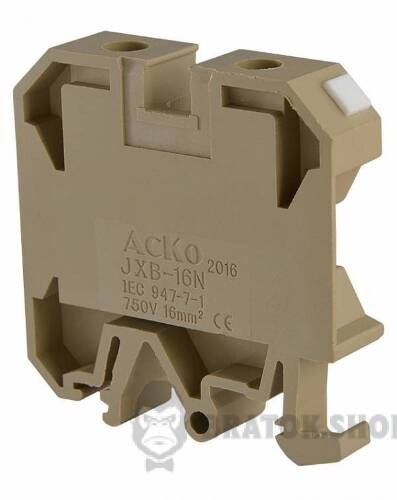 Клемник гвинтовий 76A АСКО-Укрем 16/35 жовтий A0130010019