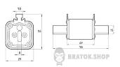Предохранитель плавкий e.fuse.NT00.25, габарит 00, 25А. i0760042 в Киеве