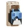 Розетка комп'ютерна RJ45, категорія 6 UTP, 1 модуль, бежева Unica New Studio NU341444 у Києві