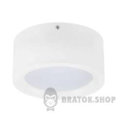 Светильник точечный накладной 15W 4200K цилиндр белый Horoz Electric SANDRA-15 L