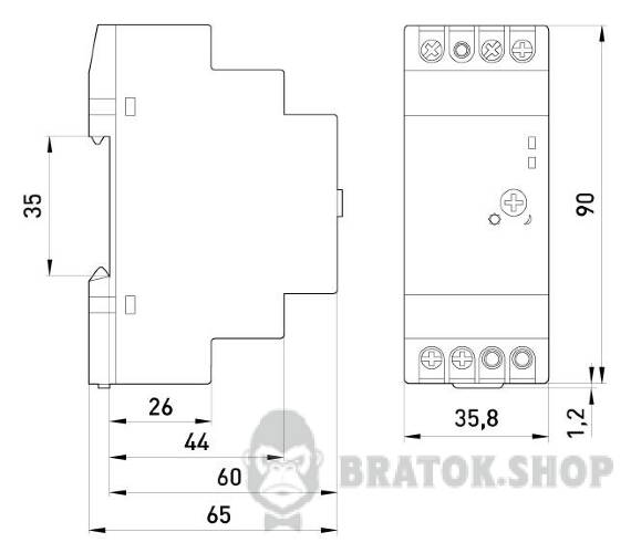 Реле сутінкове e.control.s01 з зовнішнім датчиком E.NEXT i0310014 у Києві