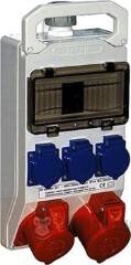 Монтажный набор – окно 8 мод, 32А 3P+N+Z 400V, 16A 3P+N+Z 400V, 3x16A 2P+Z 250V