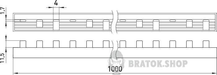 Шина з'єднувальна e.bc.stand.3.100, 3п., 100 А s017006 у Сумах
