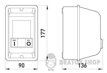 Електромагнітний пускач e.industrial.ukq.22mb.230v, 22А, 230В i0100016 у Києві