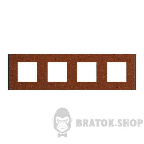 Рамка 4-постова Unica Deco Material, теракотовий NU600871 в Киеве