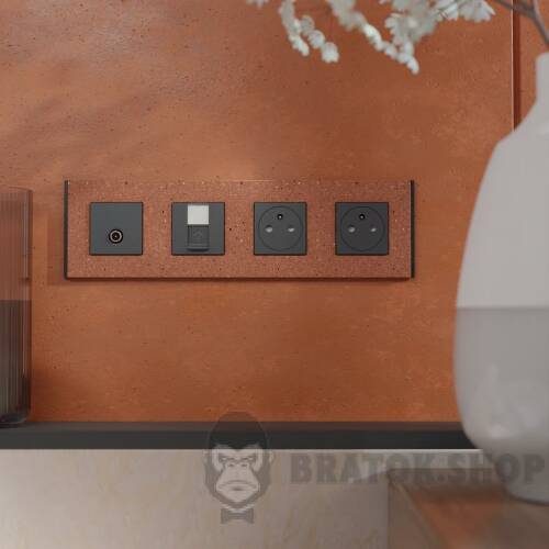 Рамка 4-постова Unica Deco Material, теракотовий NU600871 в Киеве