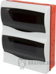 Корпус пластиковий 24-модульний e.plbox.stand.w.24mU, що вбудовується Multusan