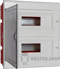 Корпус пластиковий 24-модульний e.plbox.stand.w.24mU, що вбудовується Multusan