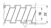 Металорукав e.met.sleeve.stand.sldx.18 оцинкований, сухий (50м) s032022 у Сумах