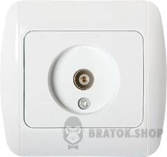 Розетка e.install.stand.815Т TV з рамкою