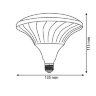 Светодиодная лампа E27 Horoz Electric PRO UFO