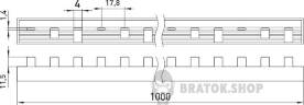 Шина з'єднувальна e.bc.stand.3.63, 3п., 63 А s017003 у Сумах