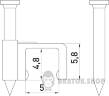 Скоба плоска e.fcc.stand.5 (100шт) s013002 у Києві