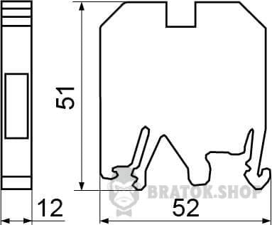 Клемник гвинтовий 76A АСКО-Укрем 16/35 синій A0130010026