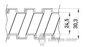 Металорукав e.met.sleeve.stand.sldx.25 оцинкований, сухий (50м) s032023 у Сумах