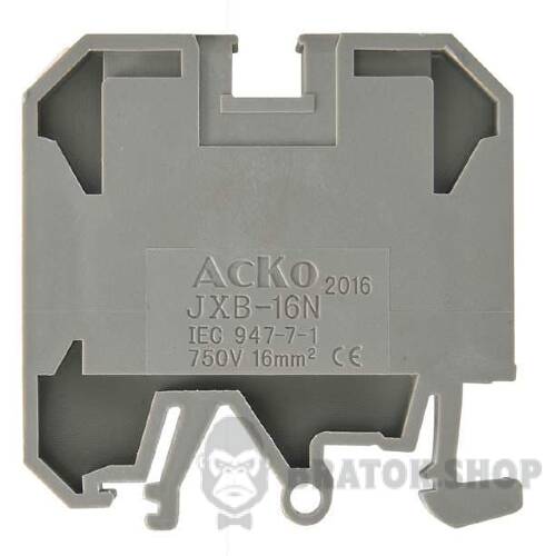 Клемник гвинтовий 76A АСКО-Укрем 16/35 сірий A0130010005