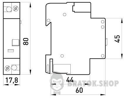 Незалежний розчіплювач e.industrial.acs.za.24, 12-110В i0250002 у Києві