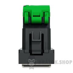 Розетка комп'ютерна RJ45, одинарна категорія 6 STP, 1 модуль антрацит