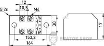 Клемна колодка захищена e.tc.protect.35.12, 35А, 12 полюсів p056014
