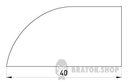 Заглушка e.trunking.terminal.stand.40.25 для короба 40х25мм в Сумах